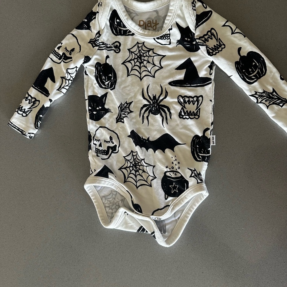 Little Sleepies Halloween Baby Onesie